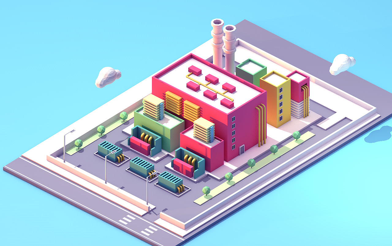 用c4d做城市场景