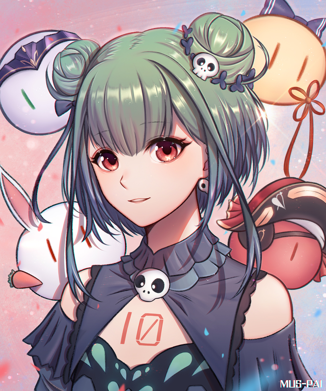 『润羽露西娅一周年纪念』倒计时美宣插画（图ZMjQyODA5ODcy） - 商业插画 - 站酷设计师慕斯派原创素材 - 站酷ZCOOL