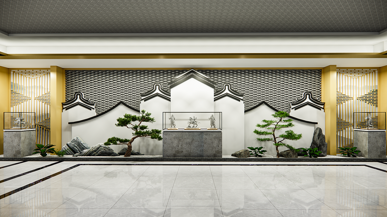 岭南文化橱窗设计（图ZMzE0MzgxMDky） - 场景 - 站酷设计师乔木爺原创素材 - 站酷ZCOOL