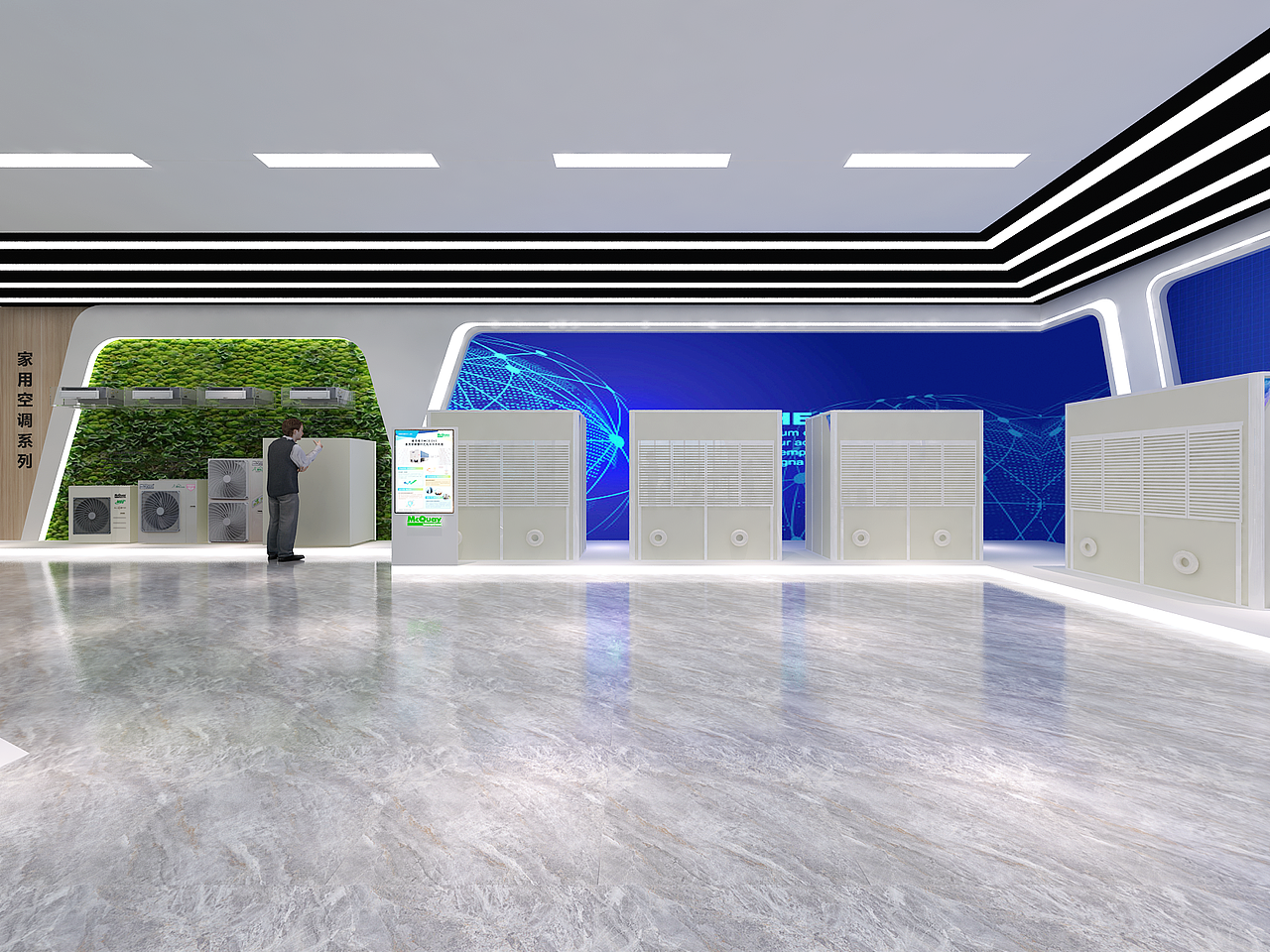 简单的展厅（图ZMTczNTMwODcy） - 展陈设计 - 站酷设计师一叶知秋设计原创素材 - 站酷ZCOOL