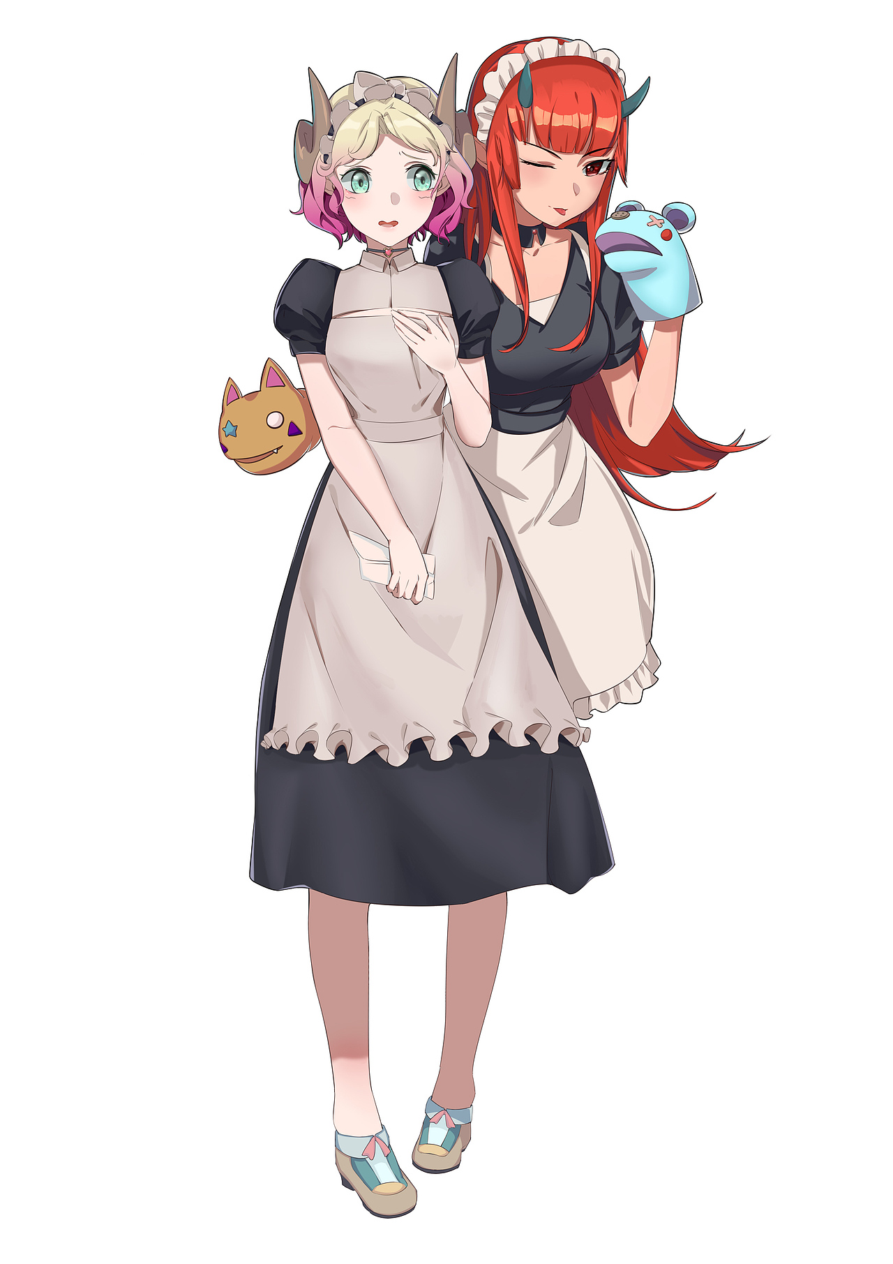 恶魔女仆立绘（图ZMTg3NzkyMTI0） - 概念设定 - 站酷设计师北方有川原创素材 - 站酷ZCOOL