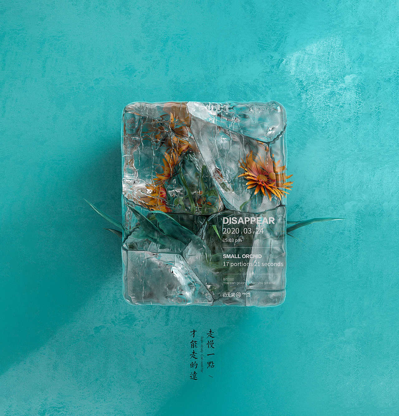 遇见美好【C4D冻结的花草】（图ZMjAxOTUzNTYw） - 其他三维 - 站酷设计师白无常C4D原创素材 - 站酷ZCOOL