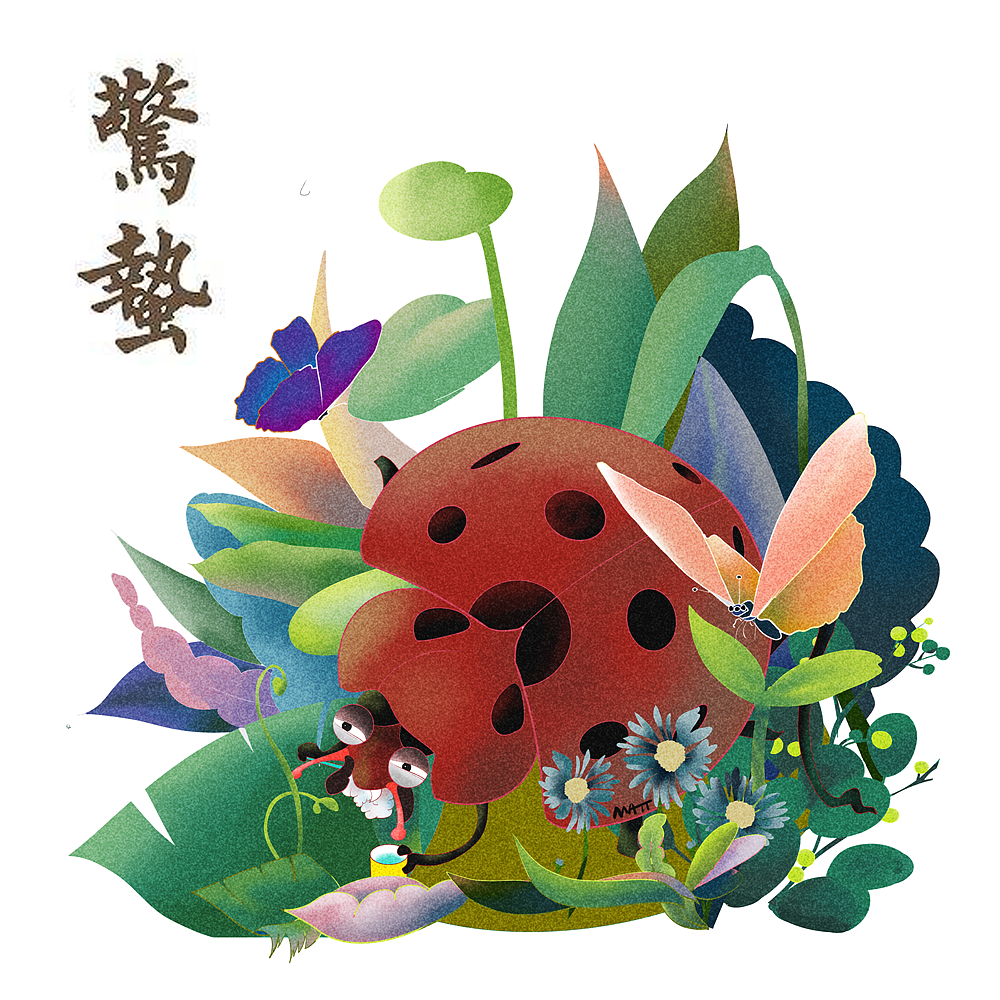惊蛰节气稿两幅|插画|商业插画|暴躁matthew_原创作品-站酷zcool