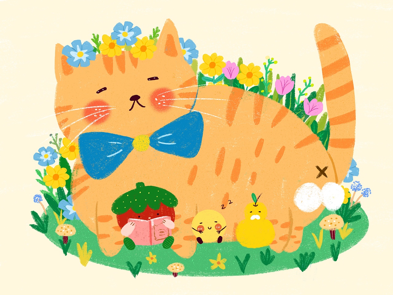 永远可爱快乐吧💖（图ZMjMxNTg5MjQ4） - 艺术插画 - 站酷设计师野兽阿蒙原创素材 - 站酷ZCOOL