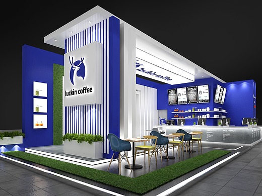 瑞星咖啡展台设计