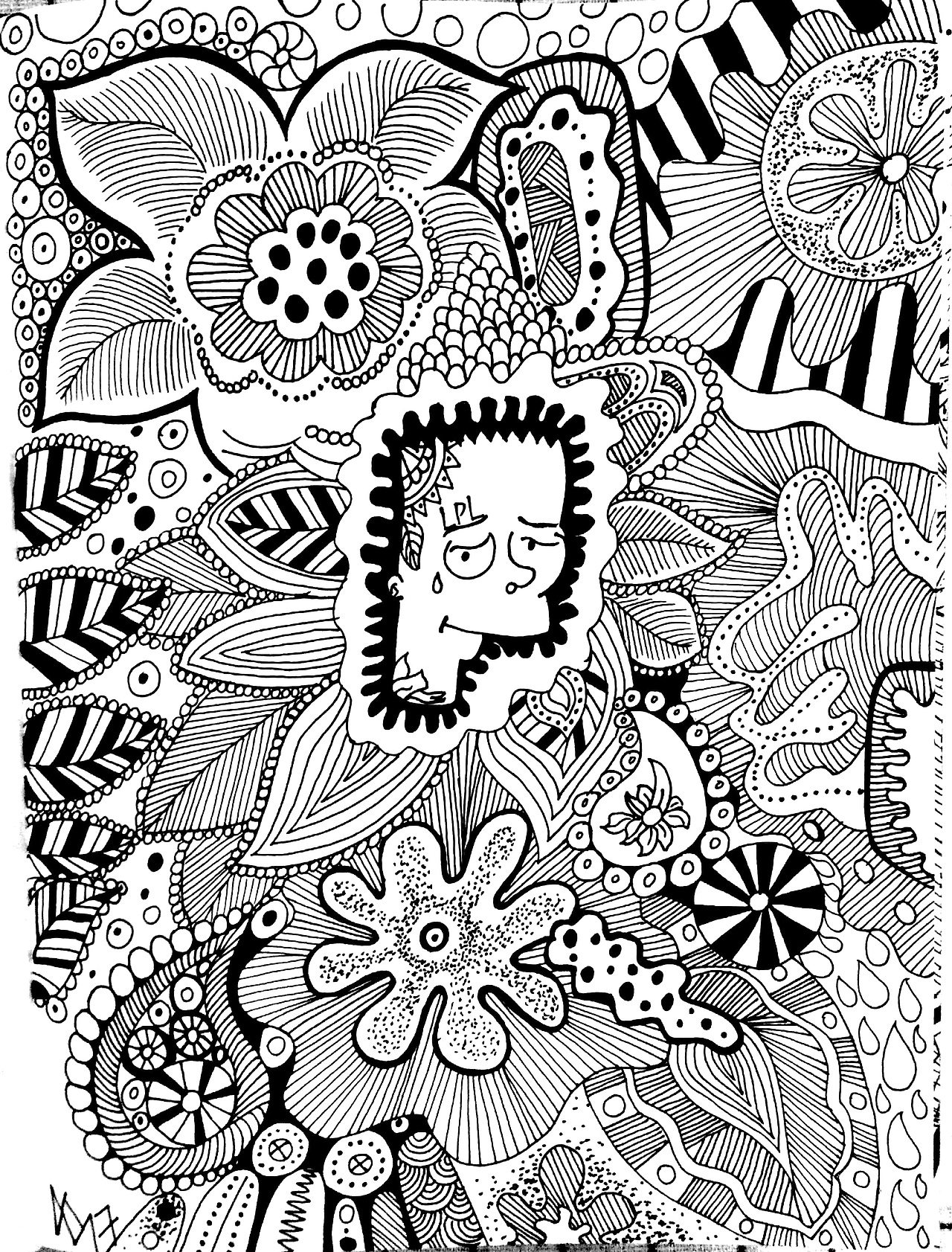 黑白画|纯艺术|绘画|音十为章_原创作品-站酷zcool