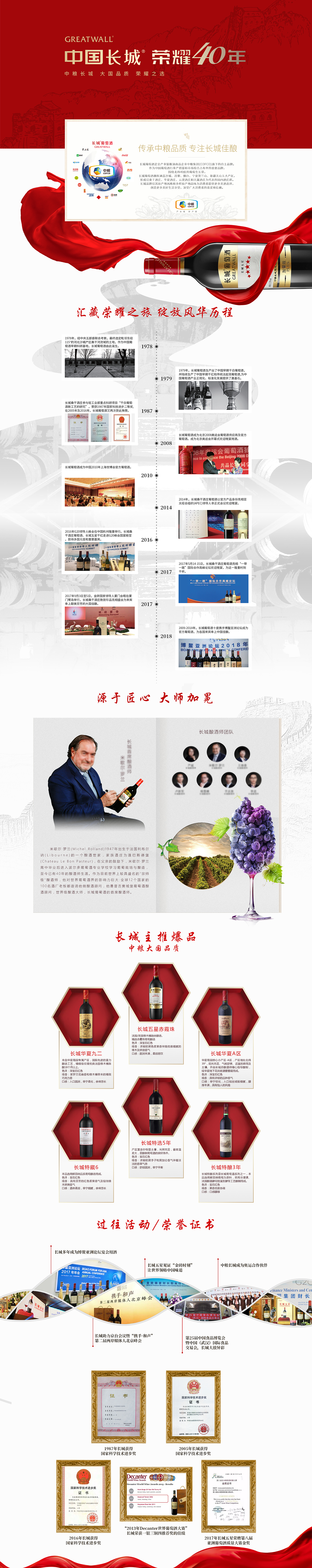 长城葡萄酒品牌故事页面——京东自营店铺（图ZMTQ0NTg3Nzky） - 电商 - 站酷设计师美师傅原创素材 - 站酷ZCOOL