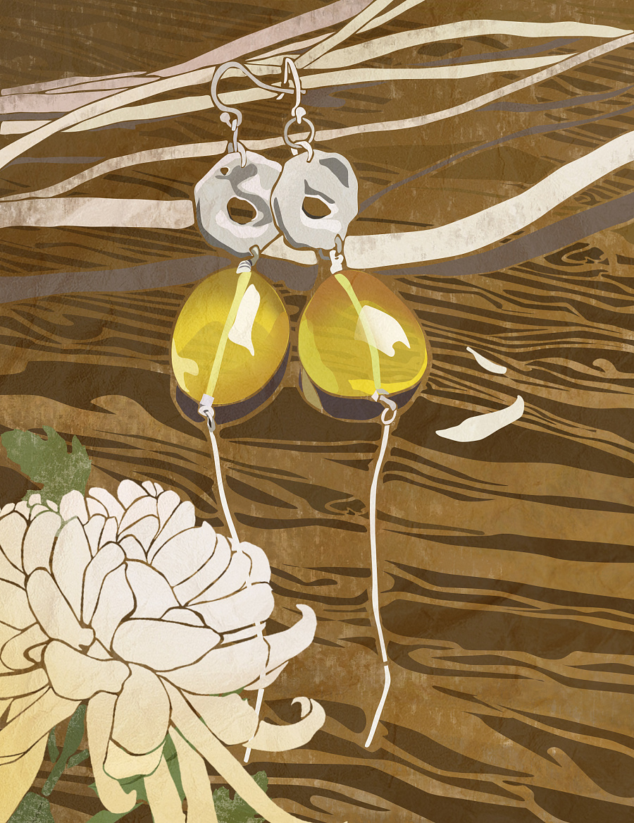 原创首饰插画系列(1)