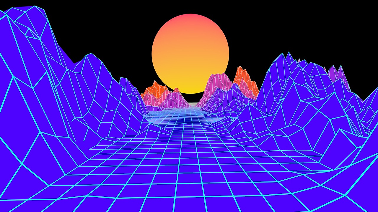 蒸汽波风格VJ背景（图ZMTg4NzE1MTMy） - 动画/影视 - 站酷设计师pigtruman原创素材 - 站酷ZCOOL