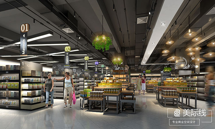 作品案例|超市百货设计——广东港湾百货(阳江店)（图ZMTIwODg5ODYw） - 建筑设计 - 站酷设计师美际线商业设计原创素材 - 站酷ZCOOL