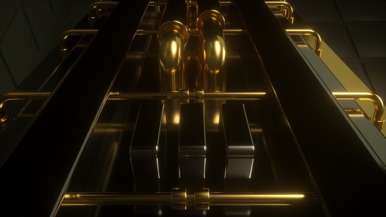 「C4D+Octane」摩登金属字母A（图ZMTM1OTk3NjQ4） - 其他三维 - 站酷设计师Qt小诺原创素材 - 站酷ZCOOL