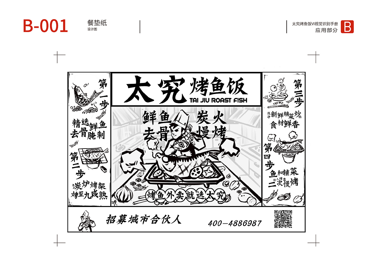 外卖品牌太究烤鱼饭VI设计全案