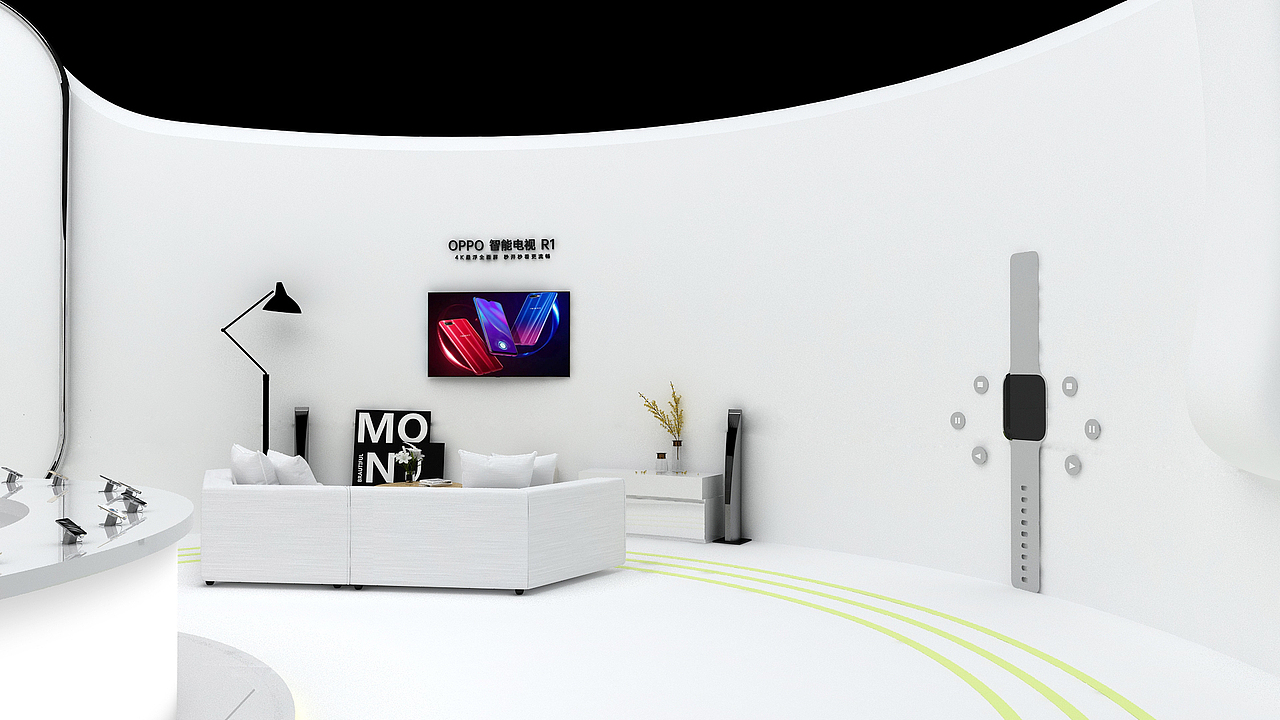 OPPO ZAO梦节展台（图ZMjMzOTI5NzI0） - 其他三维 - 站酷设计师熬夜的兔子原创素材 - 站酷ZCOOL