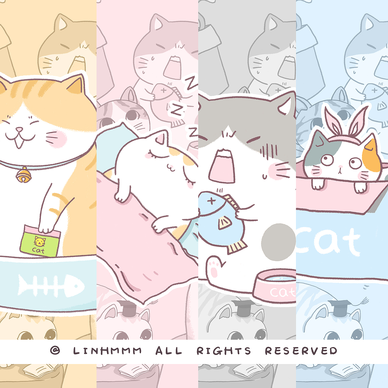 猫（图ZMTUyMTcwMTM2） - 创作习作 - 站酷设计师LINHMMM原创素材 - 站酷ZCOOL