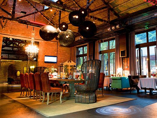 【拾上设计】紫金台会所1000㎡工业风装修案例