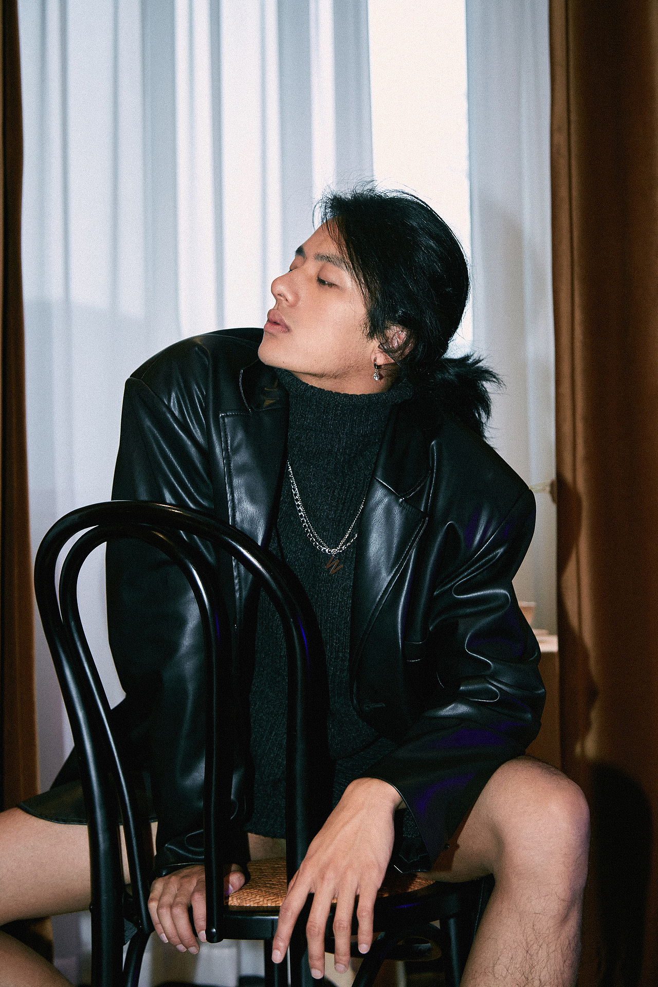 上海时装周结束后的拍摄 