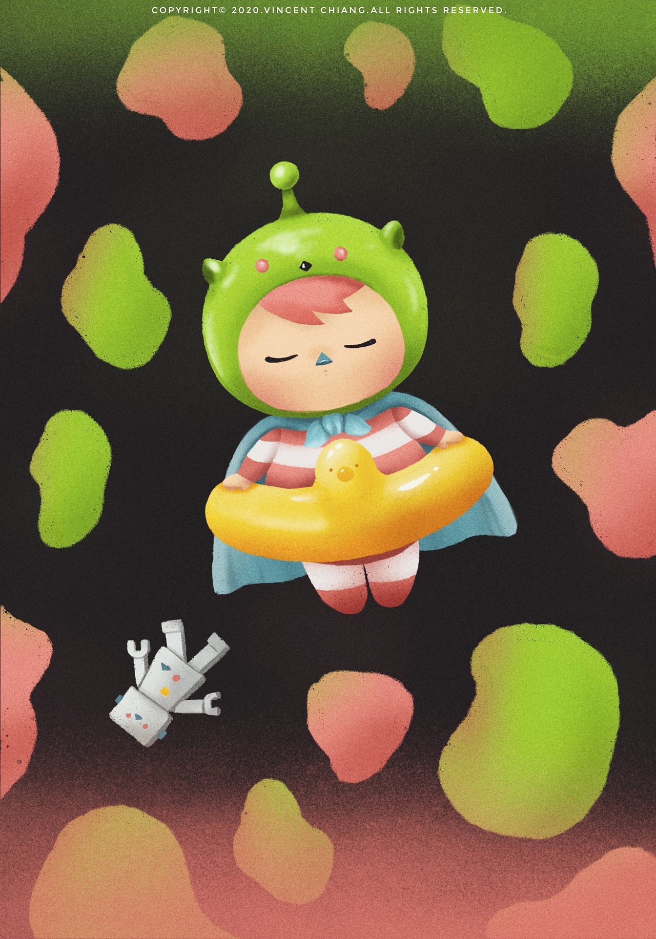 外星人宝宝|插画|创作习作|nuyoah_jyxxx_原创作品-站酷zcool