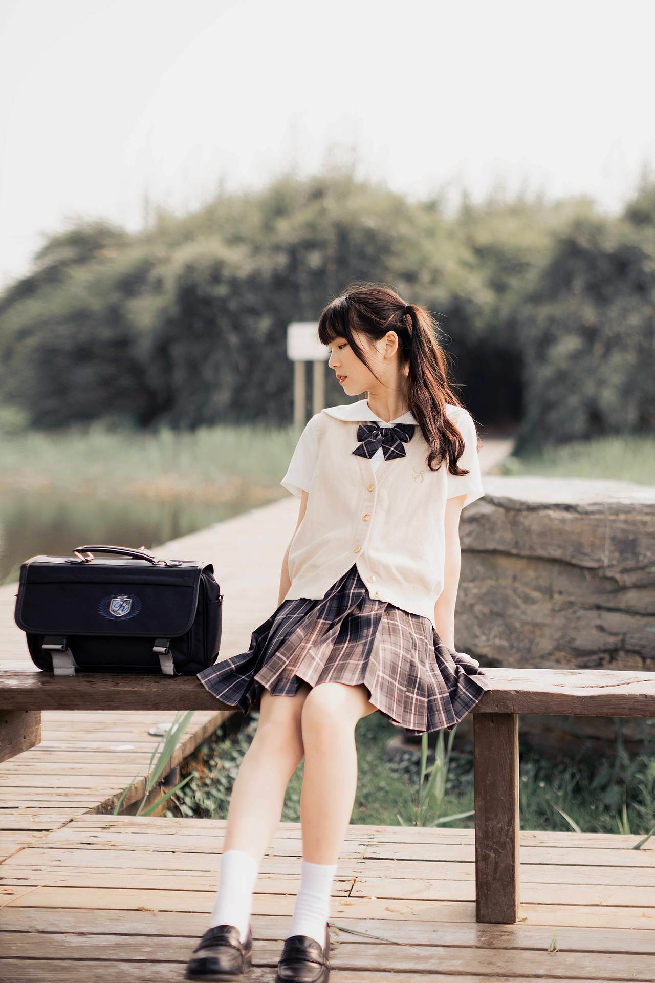 日系JK（图ZMjUwMjczNDY4） - 人像摄影 - 站酷设计师凯文kawen原创素材 - 站酷ZCOOL