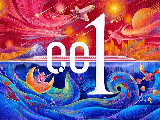 冈本001视觉插画：来自异世界的“拥薄”