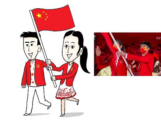 整理了一下最近画的奥运时刻