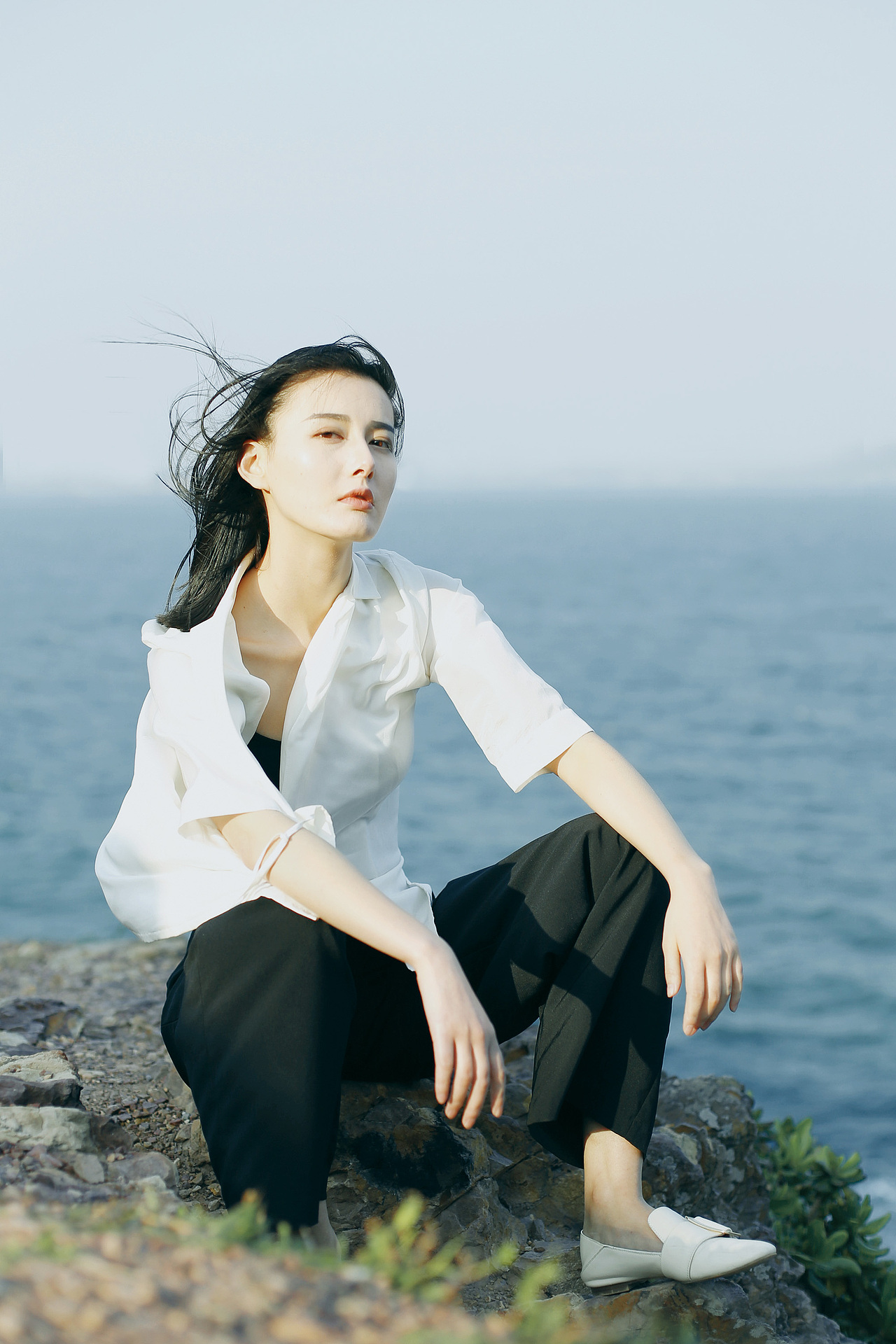 四月海边