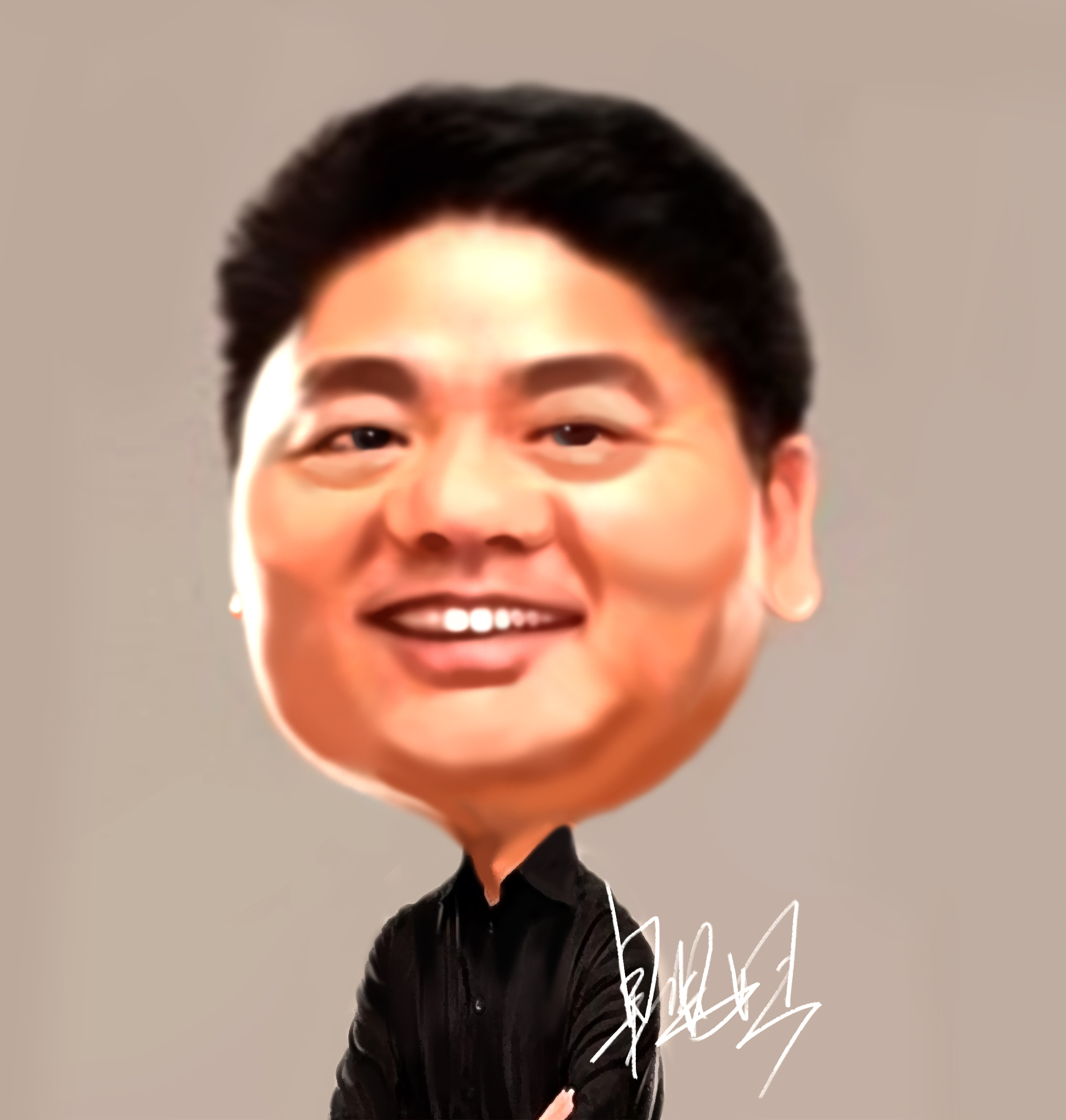 百涂斩---漫画《刘强东》作者:果酱女王-俞果