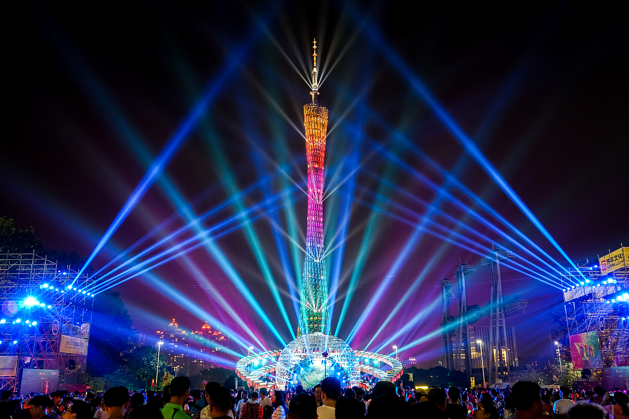 广州塔灯光节（图ZOTk5MDY5MDQ=） - 风光摄影 - 站酷设计师Lisso原创素材 - 站酷ZCOOL
