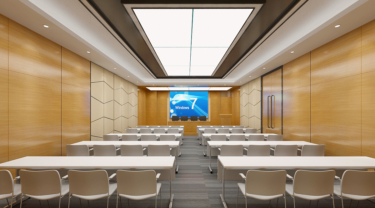 书画课室&大会议室效果图设计