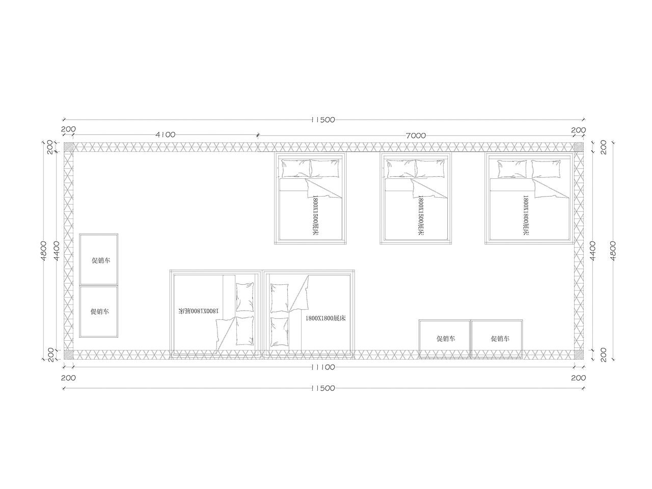 丝绸床品展示 婚礼风格