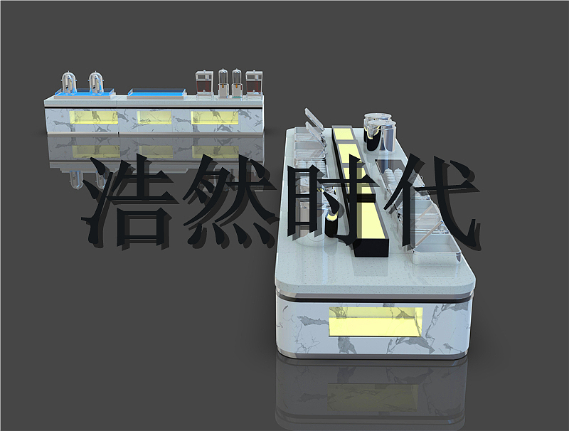餐厅宴会移动布菲台定制加工