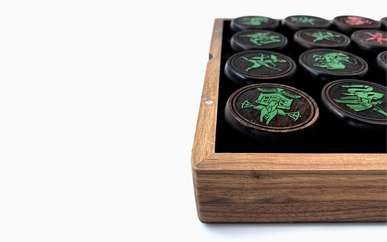 民族文化文创设计|象形图腾中国象棋