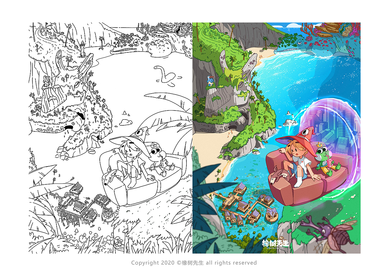 2020橡树先生大总结（图ZMjM3MDgyMDAw） - 商业插画 - 站酷设计师橡树先生原创素材 - 站酷ZCOOL