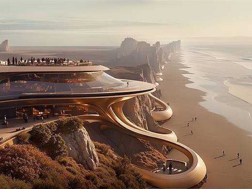 有幸去過(guò)天涯海角，但是這一番景象也只能出現(xiàn)在夢(mèng)里。（個(gè)人主頁(yè)-ZNjcxNDkyNjA=） - AI作品 - 站酷設(shè)計(jì)師良3d原創(chuàng)素材 - 站酷ZCOOL