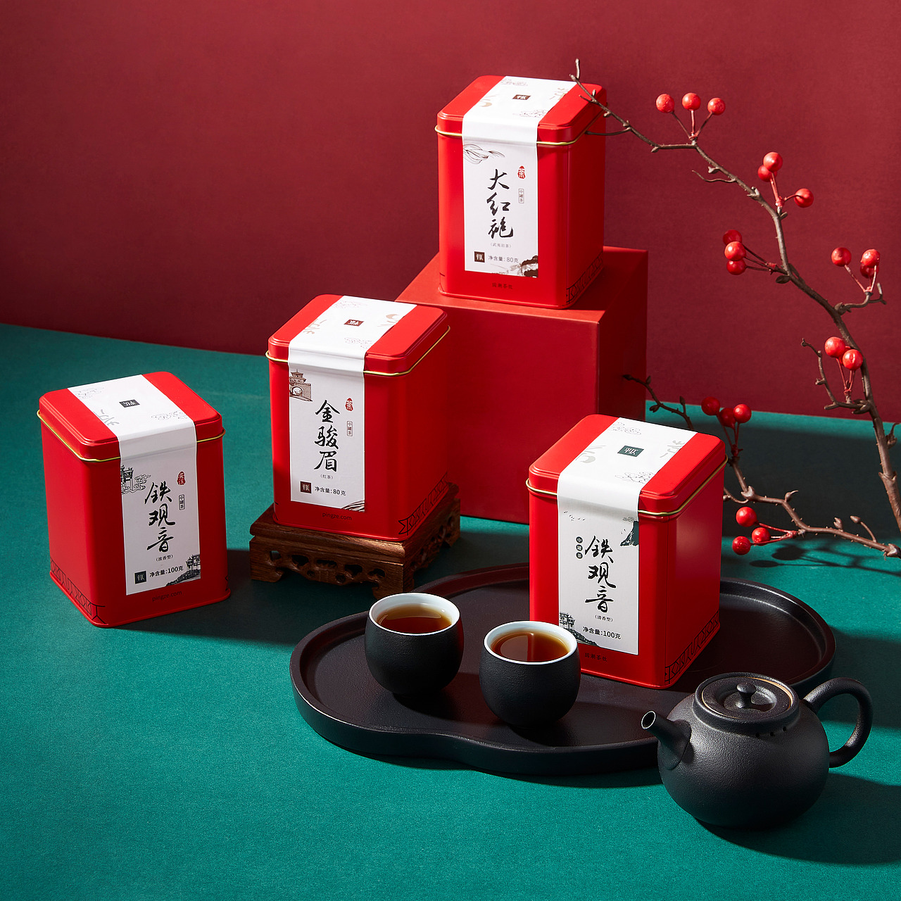 茶叶-中罐茶系列包装设计（图ZMjgwODY2MzY4） - 包装 - 站酷设计师青沅原创素材 - 站酷ZCOOL