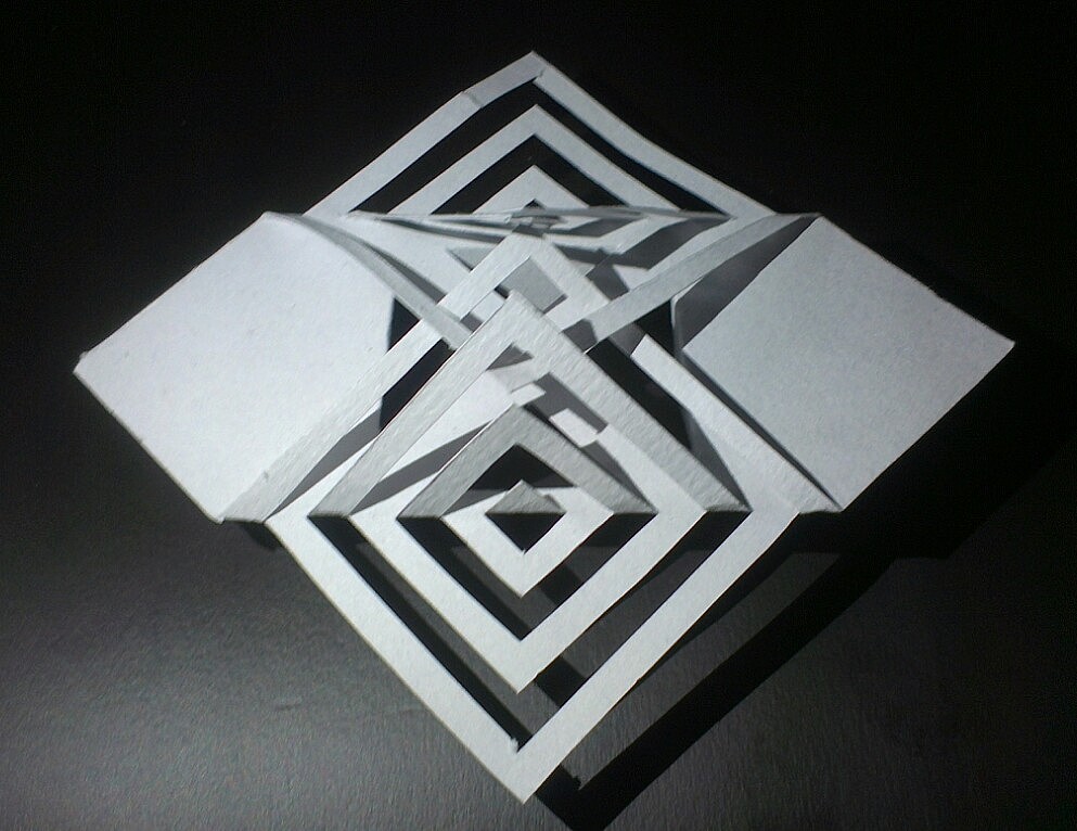 立体构成--剪纸