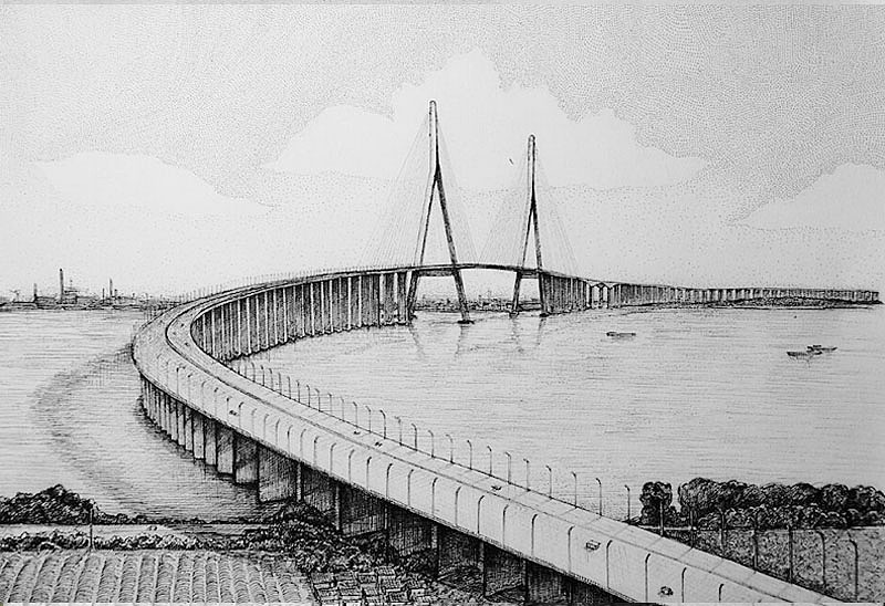 苏通长江大桥——世界跨度第二大的斜拉桥,比日本多多罗大桥还长(目前