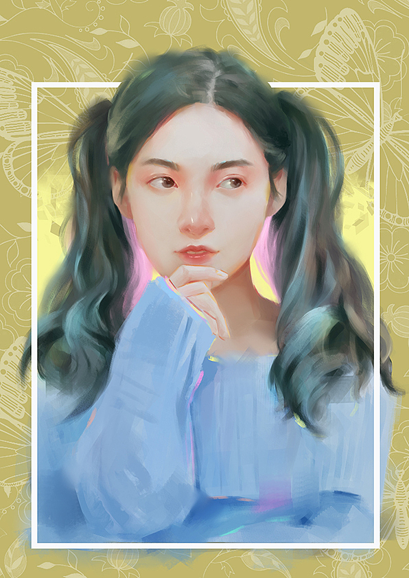 每天都是全新的开始 最近的肖像练习（图ZODk4NzE4MDQ=） - 艺术插画 - 站酷设计师夕海Pares原创素材 - 站酷ZCOOL