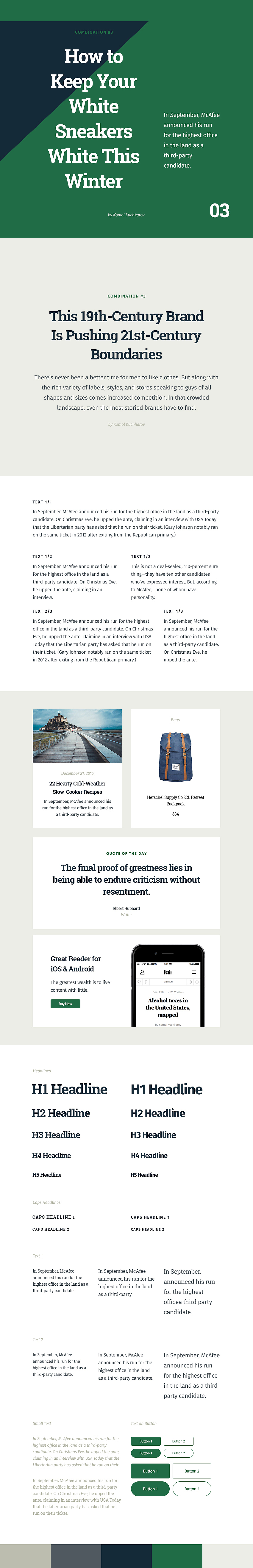 Font Combinations Kit   组合