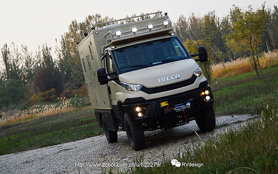 让我在野地里撒把野！依维柯4X4轻型越野房车（图ZNjI4MDYyNjA=） - 交通工具 - 站酷设计师FENGdesignworks原创素材 - 站酷ZCOOL