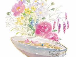 插画  洛神赋