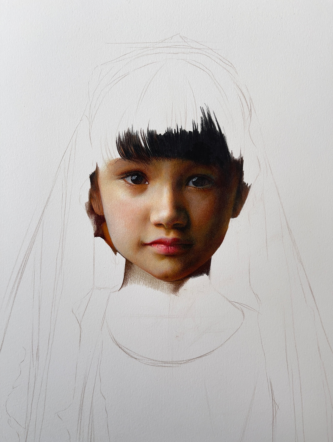 彩铅作品-微光（图ZMjkzNTc2MTA0） - 绘画 - 站酷设计师方寸Lei原创素材 - 站酷ZCOOL