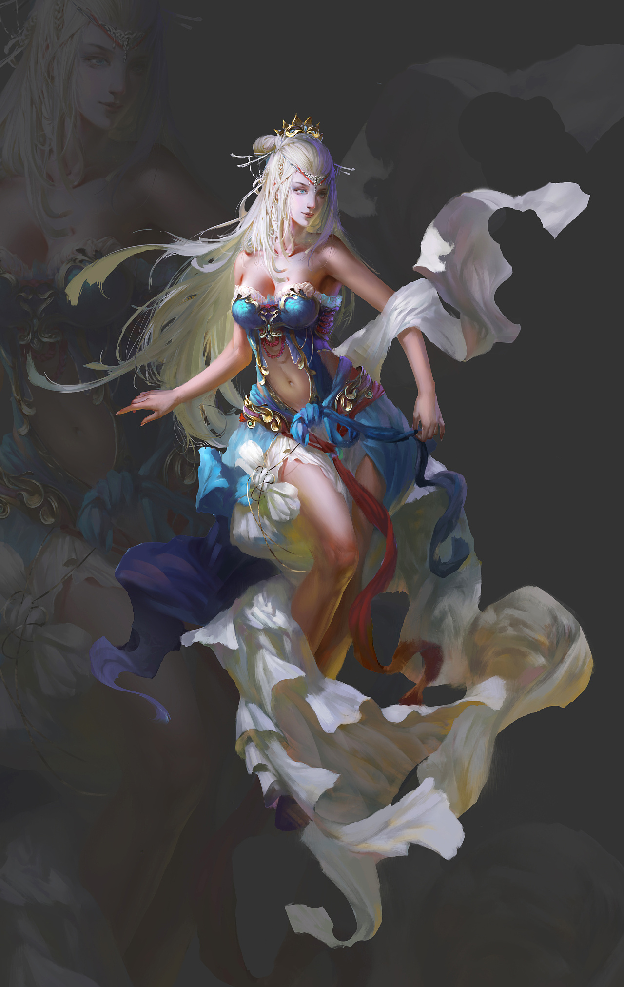 女角色|插画|游戏原画|将hhh - 原创作品 - 站酷 (zcool)