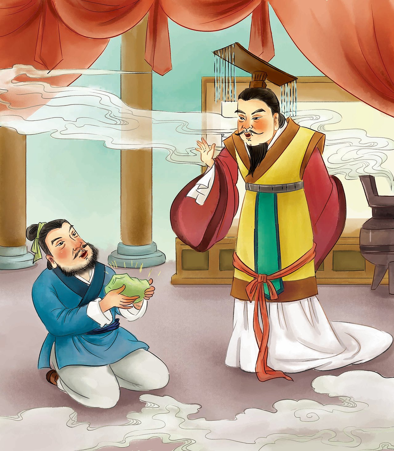 成语故事（图ZMjQyMzA0NDgw） - 儿童插画 - 站酷设计师简单兰原创素材 - 站酷ZCOOL