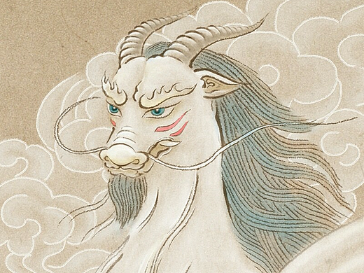 国风神兽白泽 