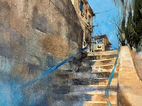 最近的水彩画