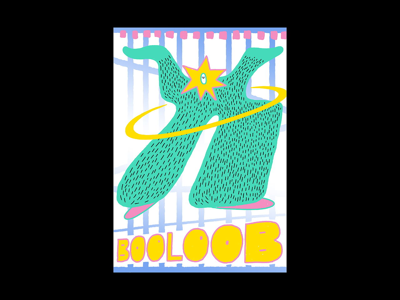 摊手系列插画海报