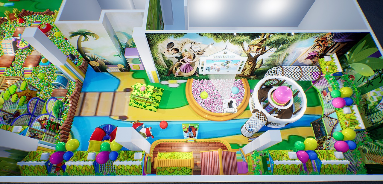 淘气堡作品图片（图ZMTkxMTkxODQ4） - 建筑/空间 - 站酷设计师匠人一心原创素材 - 站酷ZCOOL
