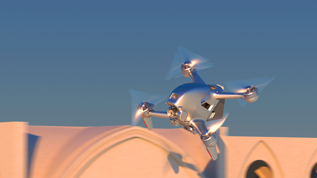 C4D无人机产品展示