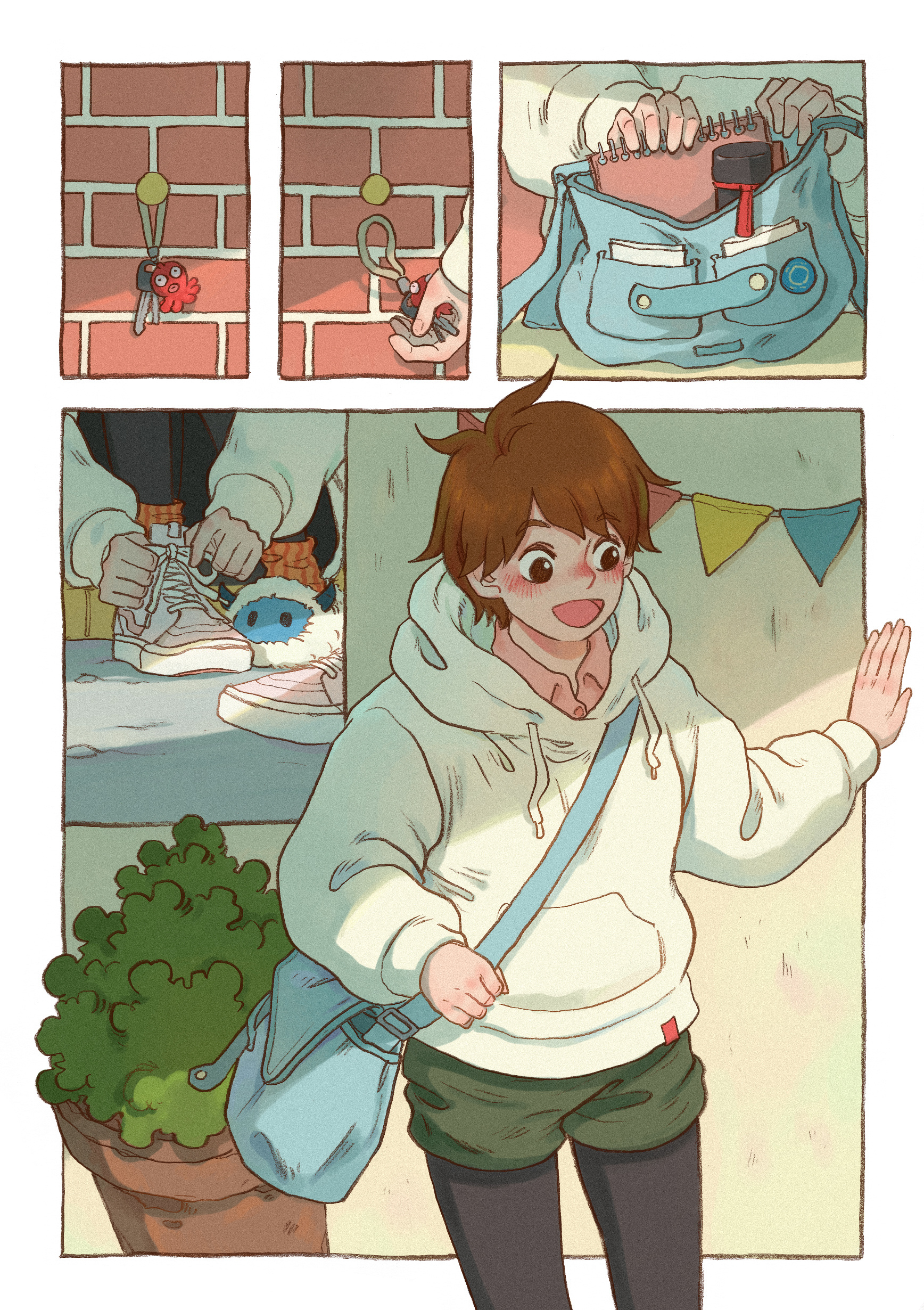【向往镇】-野餐～|动漫|短篇/格漫|东隆咚 - 原创作品 - 站酷 (zcool