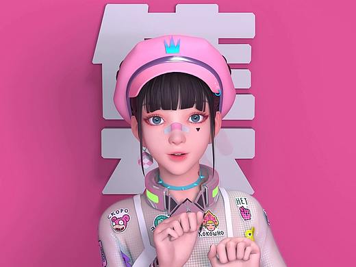 可爱虚拟人物高清动态壁纸